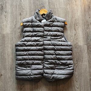 Paul Taylor Nylon Down Vest. Light Grey Men’s Medium.